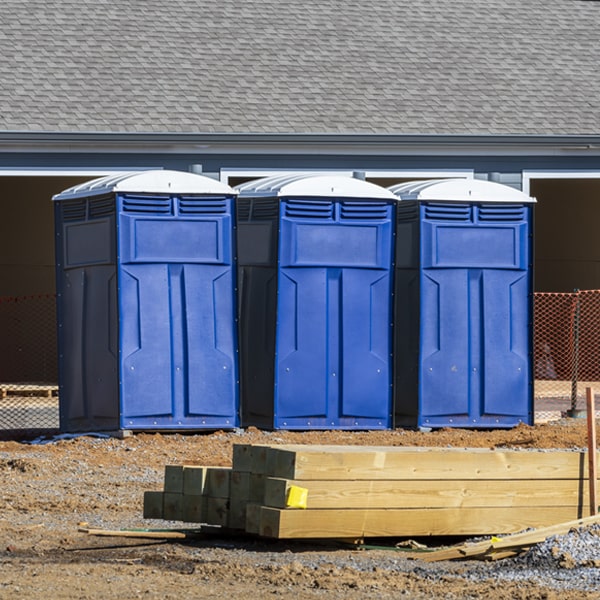 how can i report damages or issues with the portable toilets during my rental period in Richfield Springs